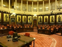 Bezoek Vlaams Parlement, Kamer en Senaat.